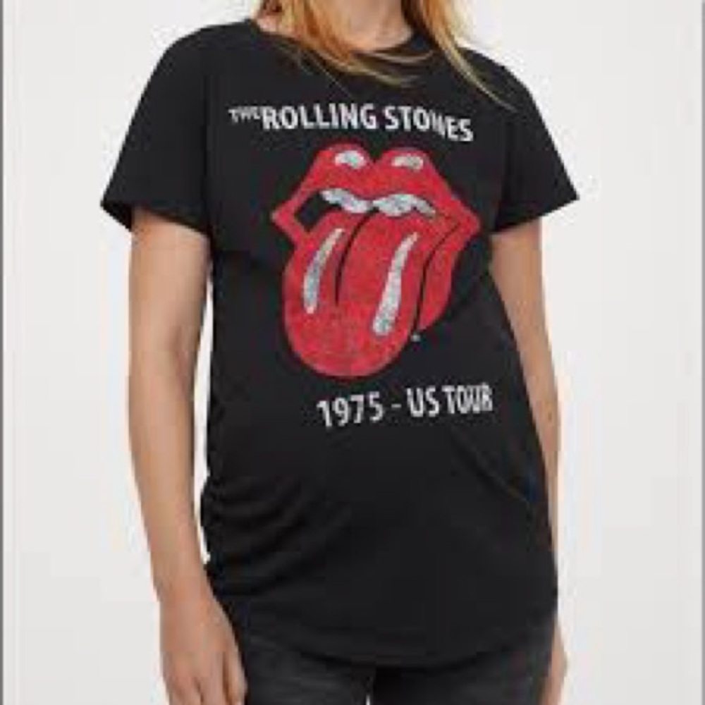 Rolling Stones Black Graphic T-Shirt